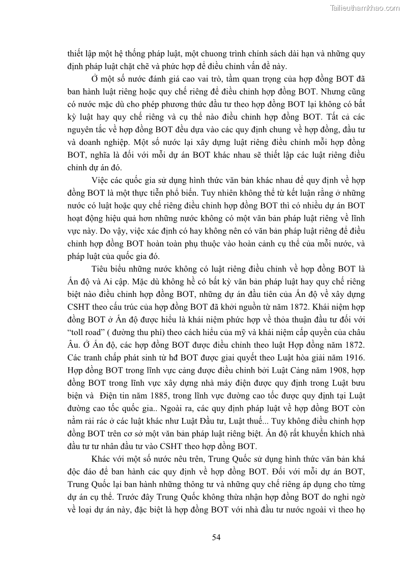Luận án tiến sĩ luật học Hợp đồng xây dựng - kinh doanh - chuyển giao trong các dự án về giao thông đường bộ theo pháp luật Việt Nam hiện nay - 5 Trang 60