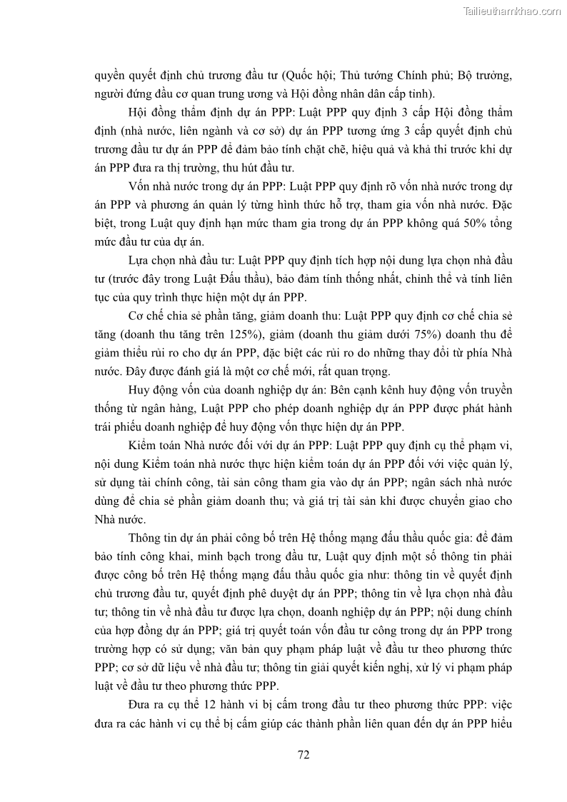 Luận án tiến sĩ luật học Hợp đồng xây dựng - kinh doanh - chuyển giao trong các dự án về giao thông đường bộ theo pháp luật Việt Nam hiện nay - 7 Trang 78