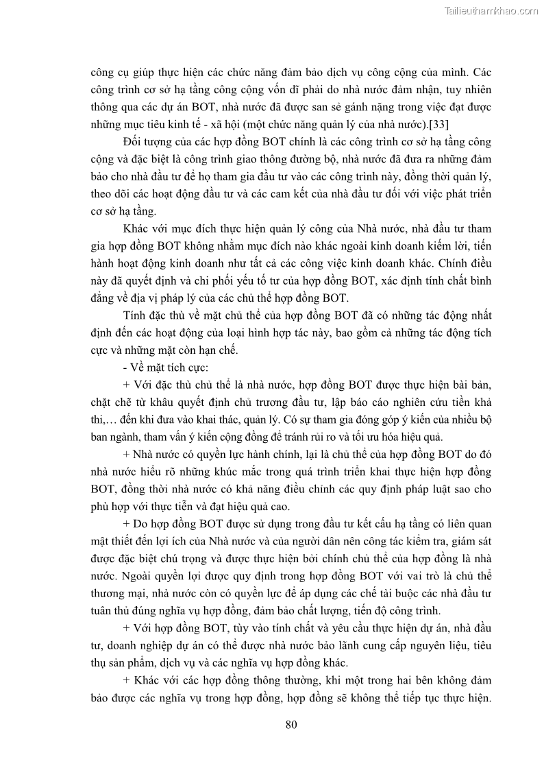 Luận án tiến sĩ luật học Hợp đồng xây dựng - kinh doanh - chuyển giao trong các dự án về giao thông đường bộ theo pháp luật Việt Nam hiện nay - 8 Trang 86