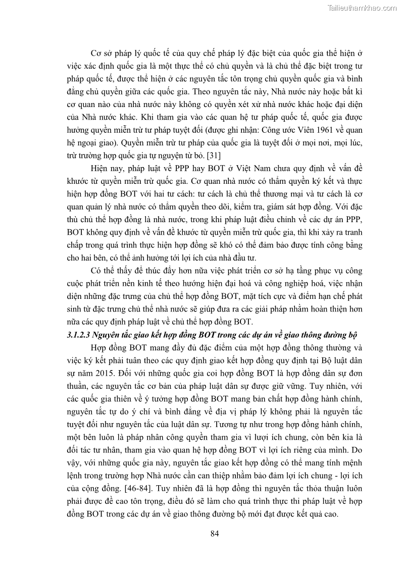 Luận án tiến sĩ luật học Hợp đồng xây dựng - kinh doanh - chuyển giao trong các dự án về giao thông đường bộ theo pháp luật Việt Nam hiện nay - 8 Trang 90