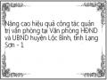 Nâng cao hiệu quả công tác quản trị văn phòng tại Văn phòng HĐND và UBND huyện Lộc Bình, tỉnh Lạng Sơn - 1