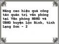 Nâng cao hiệu quả công tác quản trị văn phòng tại Văn phòng HĐND và UBND huyện Lộc Bình, tỉnh Lạng Sơn - 2