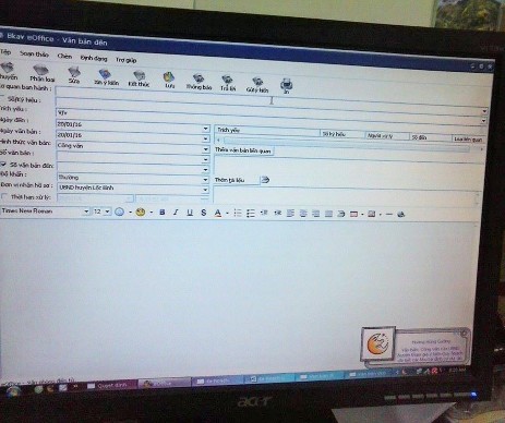 Vào sổ văn bản đến Công tác thông tin tổng hợp và thực hiện chế độ báo 3