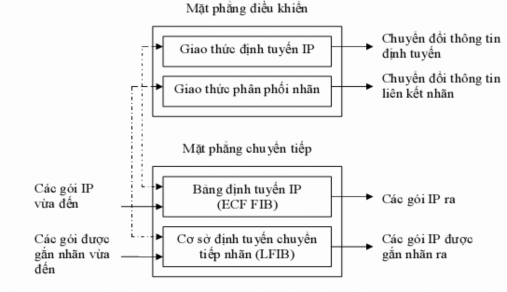 Hình 2 4 Cấu trúc một nút MPLS 2 3 2 Nhãn MPLS Một nhãn MPLS là một trường 32 4