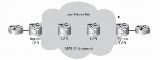 Hình 2 12 Ví dụ về một LSP qua mạng MPLS LSR vào của một LSP không nhất thiết 4