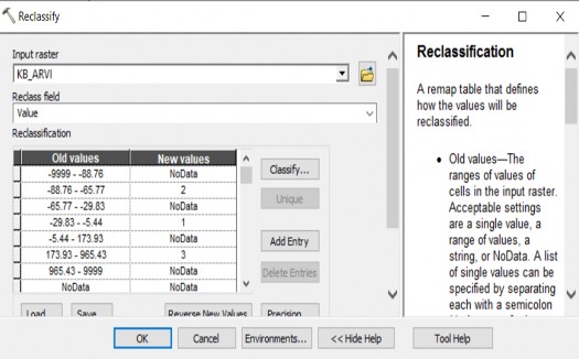 Hình 3 18 Phân loại ngưỡng chỉ số tương đối KB với chỉ số ARVI và ảnh 2