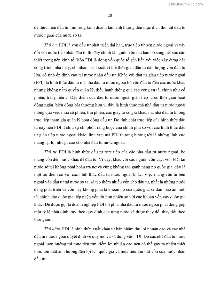 Luận án tiến sĩ quản trị kinh doanh Hiệu ứng lan tỏa của đầu tư trực tiếp nước ngoài FDI tại tỉnh Savannakhet, Lào - 4 Trang 40