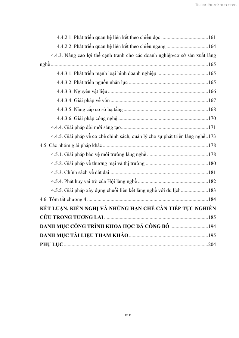 Luận án tiến sĩ quản trị kinh doanh Phát triển làng nghề truyền thống đá mỹ nghệ Non Nước - 1 Trang 10