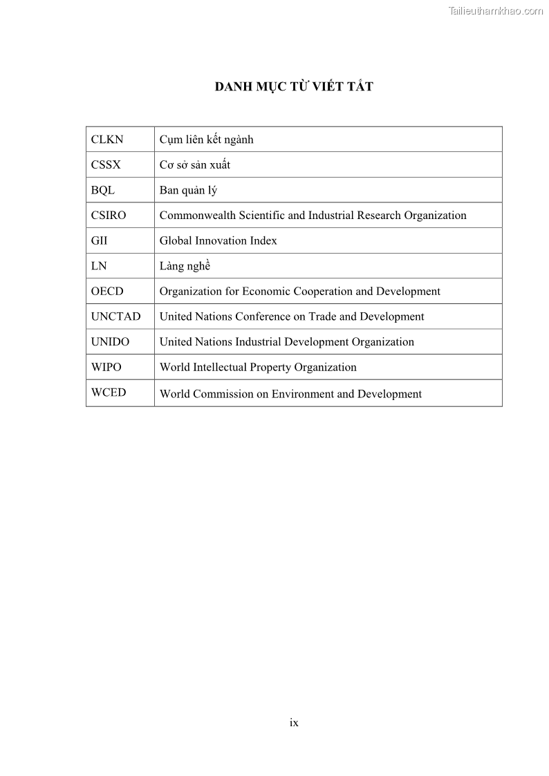 Luận án tiến sĩ quản trị kinh doanh Phát triển làng nghề truyền thống đá mỹ nghệ Non Nước - 1 Trang 11