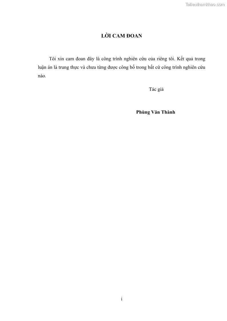 Luận án tiến sĩ quản trị kinh doanh Phát triển làng nghề truyền thống đá mỹ nghệ Non Nước - 1 Trang 3