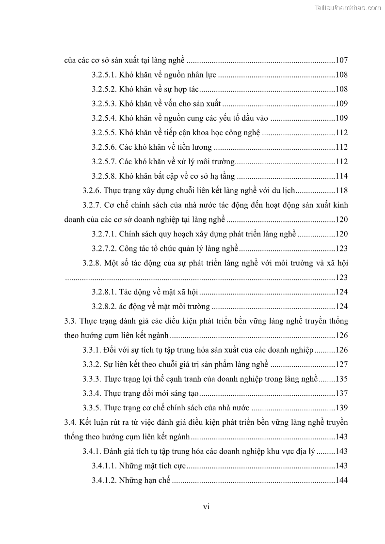 Luận án tiến sĩ quản trị kinh doanh Phát triển làng nghề truyền thống đá mỹ nghệ Non Nước - 1 Trang 8
