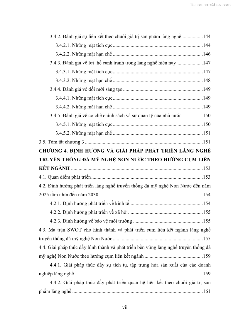 Luận án tiến sĩ quản trị kinh doanh Phát triển làng nghề truyền thống đá mỹ nghệ Non Nước - 1 Trang 9