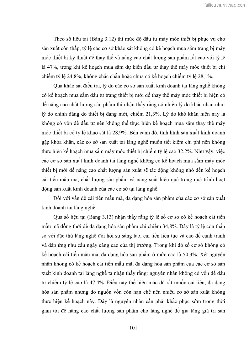 Luận án tiến sĩ quản trị kinh doanh Phát triển làng nghề truyền thống đá mỹ nghệ Non Nước - 10 Trang 115