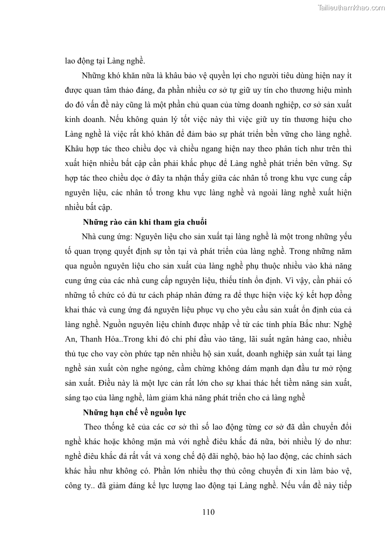 Luận án tiến sĩ quản trị kinh doanh Phát triển làng nghề truyền thống đá mỹ nghệ Non Nước - 11 Trang 124