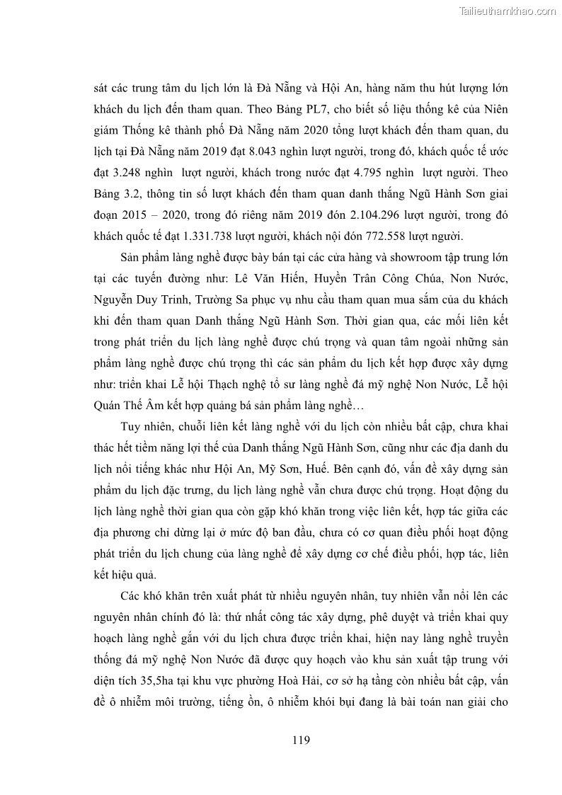 Luận án tiến sĩ quản trị kinh doanh Phát triển làng nghề truyền thống đá mỹ nghệ Non Nước - 12 Trang 133