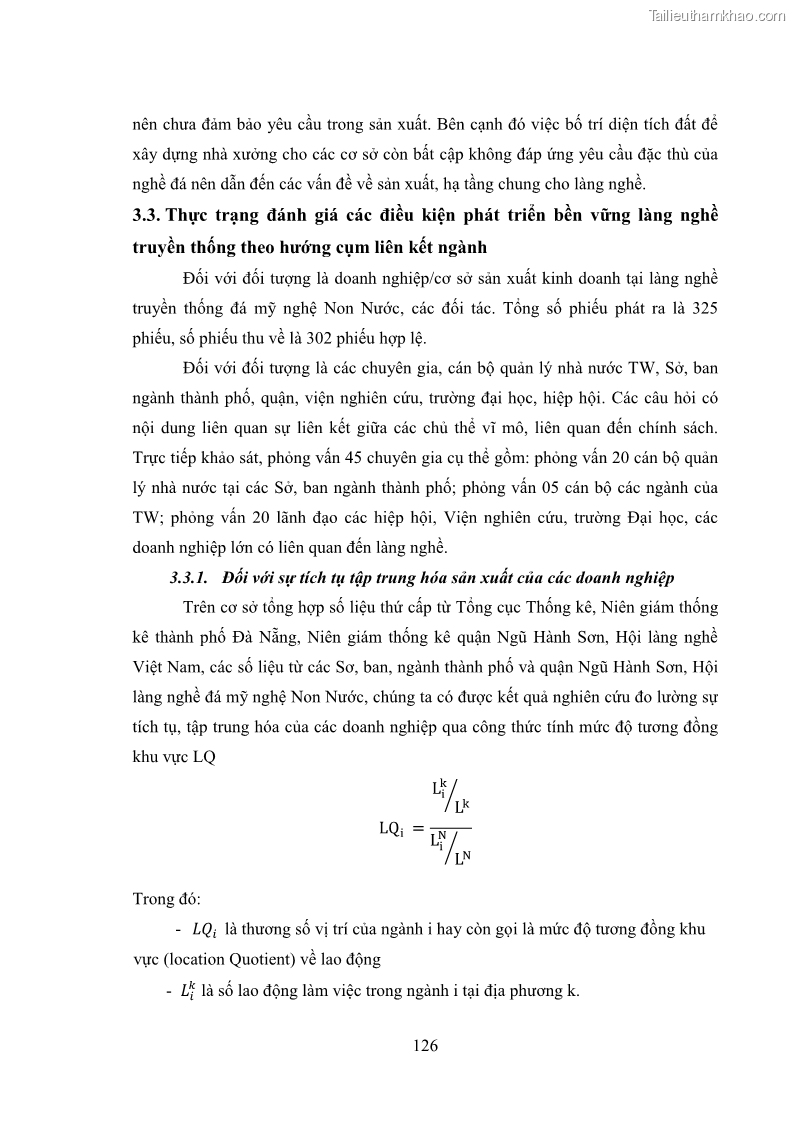 Luận án tiến sĩ quản trị kinh doanh Phát triển làng nghề truyền thống đá mỹ nghệ Non Nước - 12 Trang 140