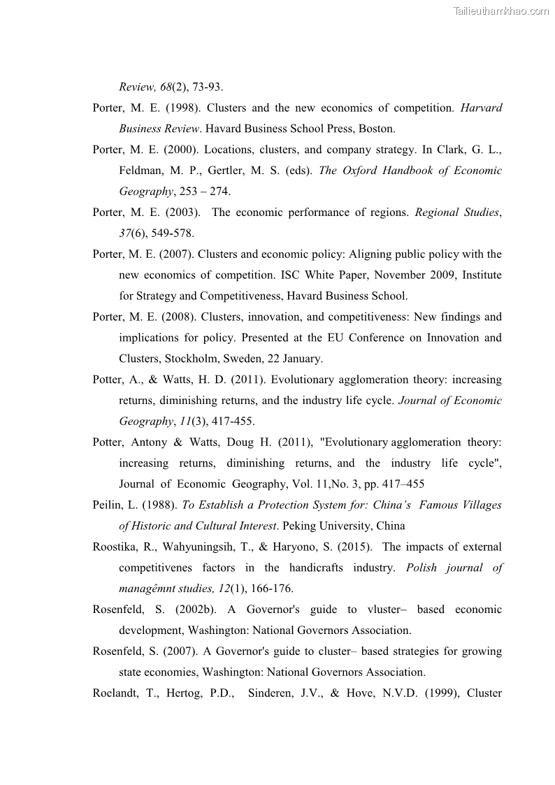 Luận án tiến sĩ quản trị kinh doanh Phát triển làng nghề truyền thống đá mỹ nghệ Non Nước - 18 Trang 215