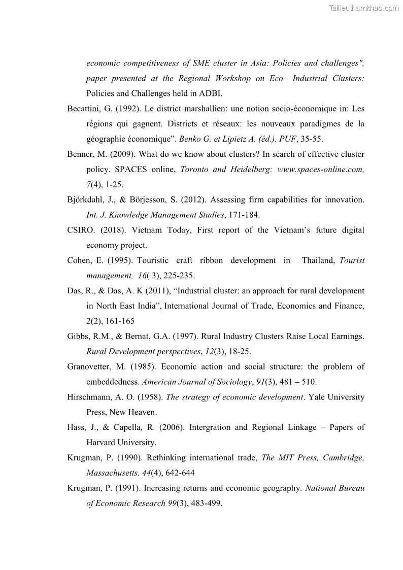 Luận án tiến sĩ quản trị kinh doanh Phát triển làng nghề truyền thống đá mỹ nghệ Non Nước - 18 Trang 213