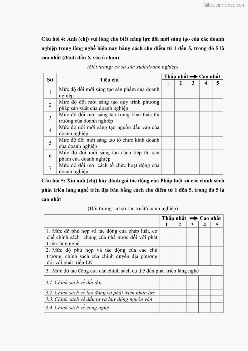 Luận án tiến sĩ quản trị kinh doanh Phát triển làng nghề truyền thống đá mỹ nghệ Non Nước - 19 Trang 226