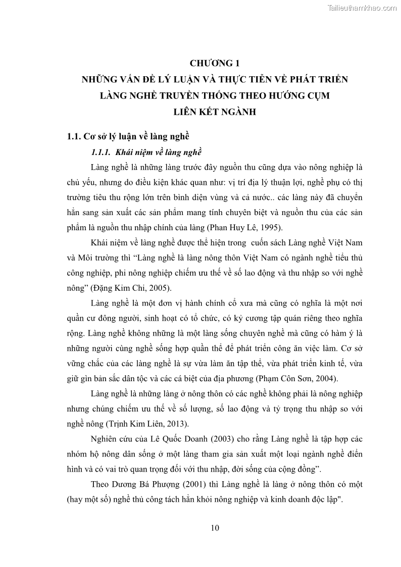 Luận án tiến sĩ quản trị kinh doanh Phát triển làng nghề truyền thống đá mỹ nghệ Non Nước - 2 Trang 24