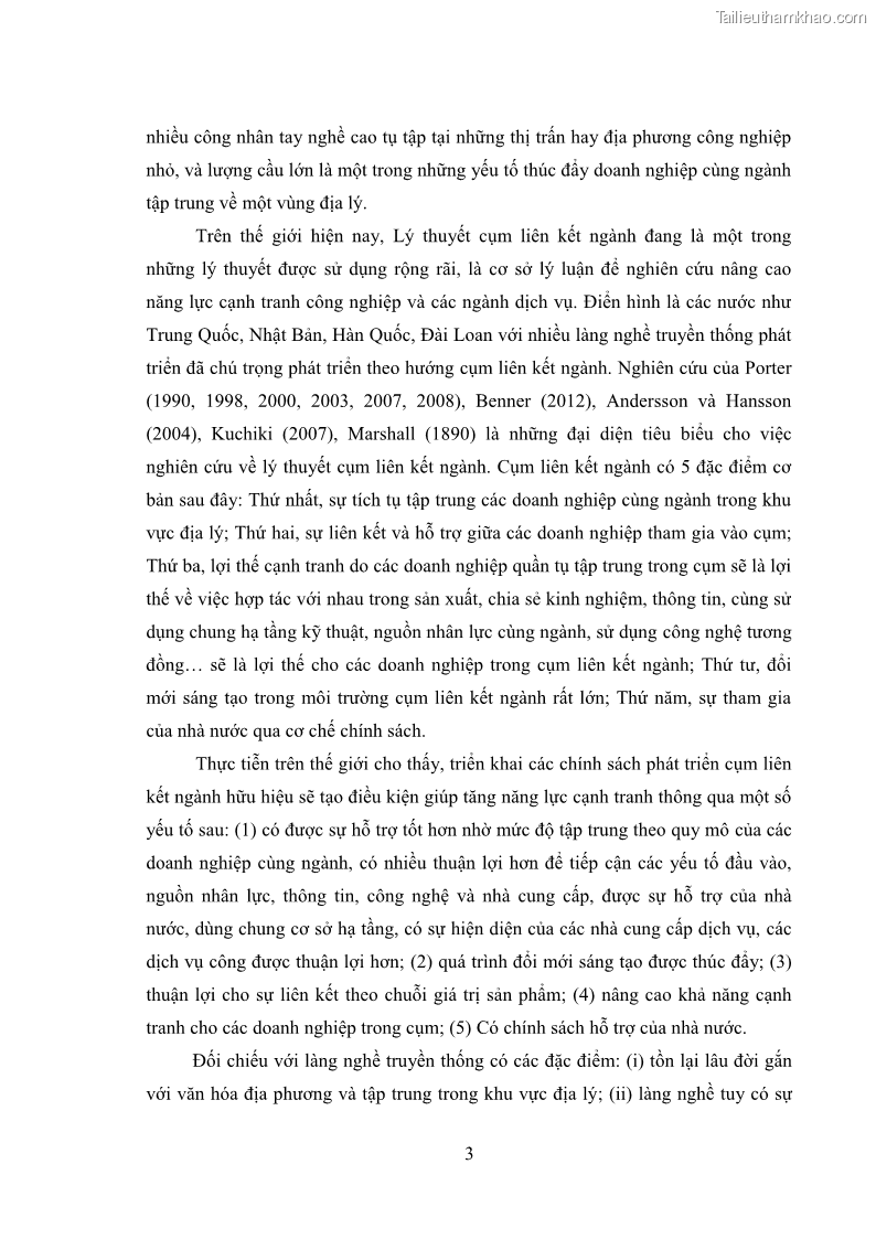 Luận án tiến sĩ quản trị kinh doanh Phát triển làng nghề truyền thống đá mỹ nghệ Non Nước - 2 Trang 17