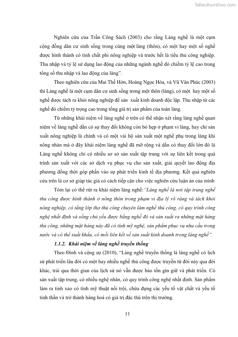 Luận án tiến sĩ quản trị kinh doanh Phát triển làng nghề truyền thống đá mỹ nghệ Non Nước - 3 Trang 25