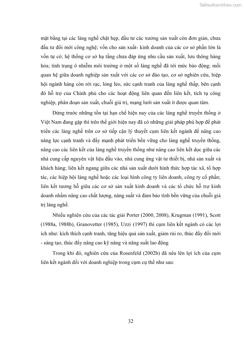 Luận án tiến sĩ quản trị kinh doanh Phát triển làng nghề truyền thống đá mỹ nghệ Non Nước - 4 Trang 46