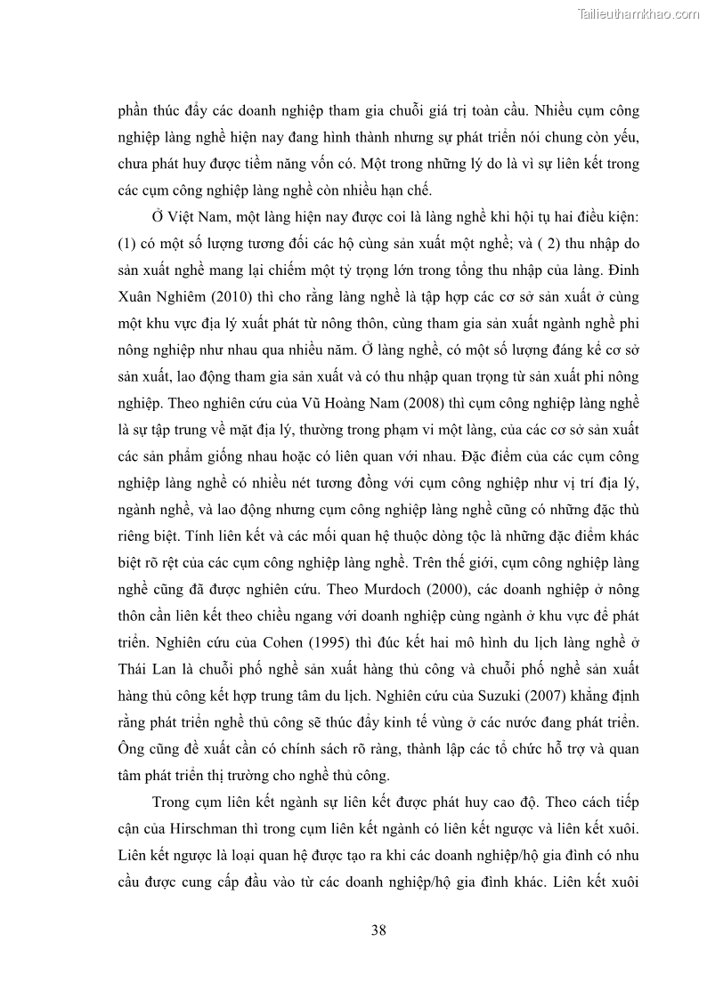 Luận án tiến sĩ quản trị kinh doanh Phát triển làng nghề truyền thống đá mỹ nghệ Non Nước - 5 Trang 52