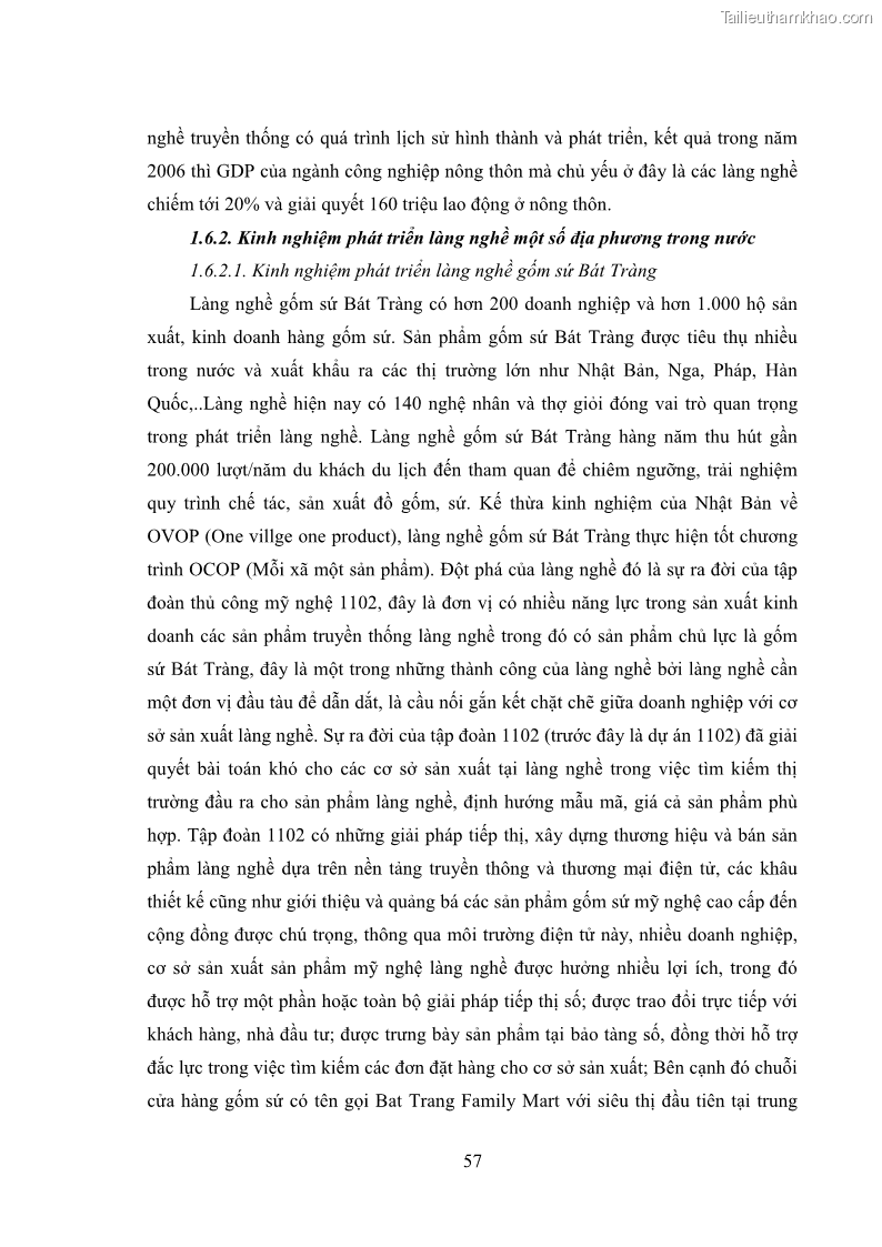 Luận án tiến sĩ quản trị kinh doanh Phát triển làng nghề truyền thống đá mỹ nghệ Non Nước - 6 Trang 71