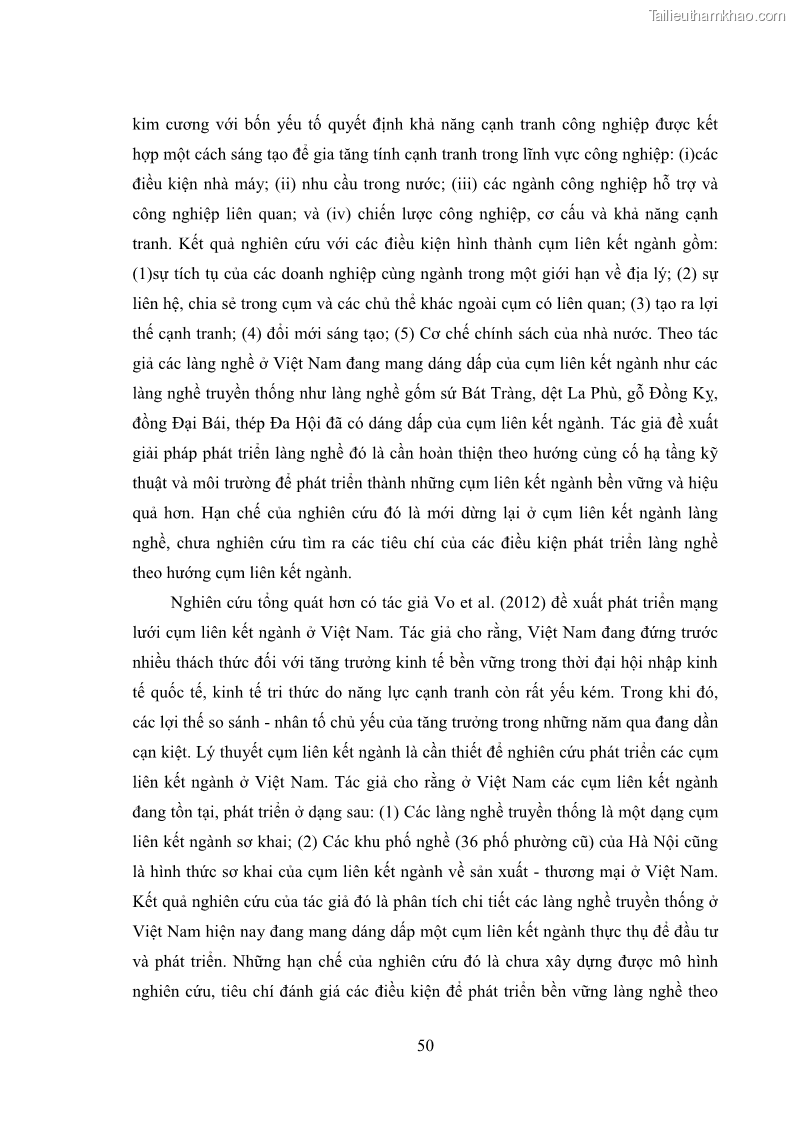 Luận án tiến sĩ quản trị kinh doanh Phát triển làng nghề truyền thống đá mỹ nghệ Non Nước - 6 Trang 64