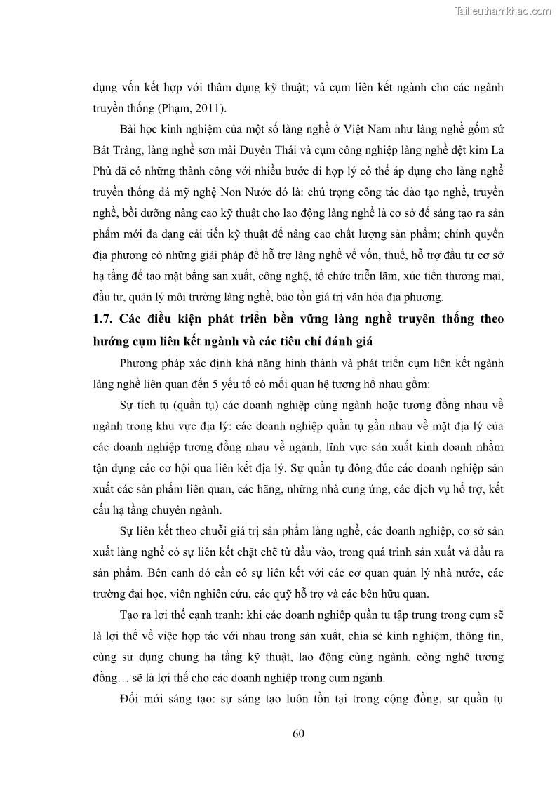 Luận án tiến sĩ quản trị kinh doanh Phát triển làng nghề truyền thống đá mỹ nghệ Non Nước - 7 Trang 74