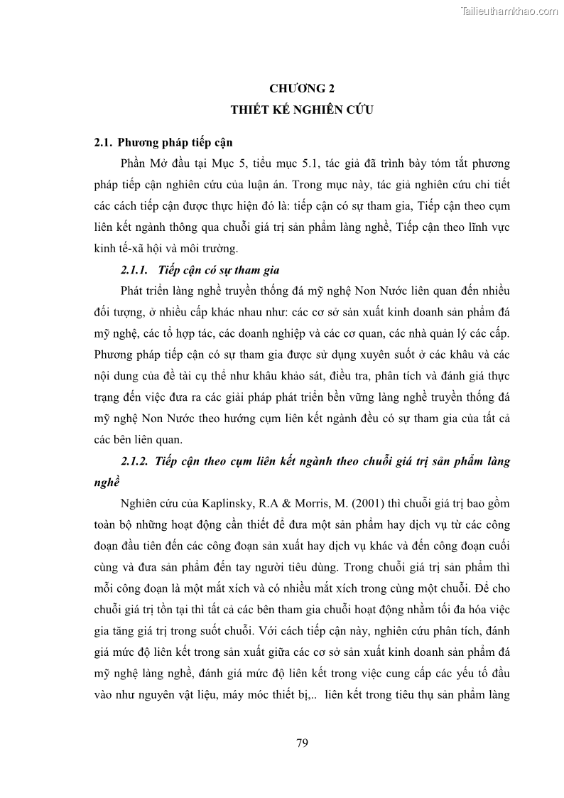 Luận án tiến sĩ quản trị kinh doanh Phát triển làng nghề truyền thống đá mỹ nghệ Non Nước - 8 Trang 93