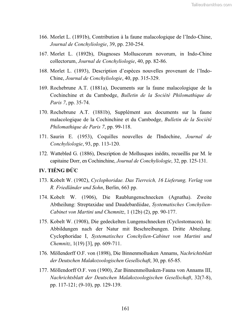 Luận án tiến sĩ sinh học Khu hệ Thân mềm Chân bụng Mollusca: Gastropoda ở nước ngọt và trên cạn Thừa Thiên Huế - 15 Trang 174