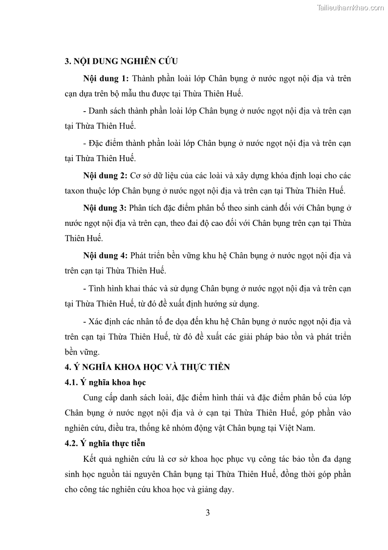 Luận án tiến sĩ sinh học Khu hệ Thân mềm Chân bụng Mollusca: Gastropoda ở nước ngọt và trên cạn Thừa Thiên Huế - 2 Trang 16