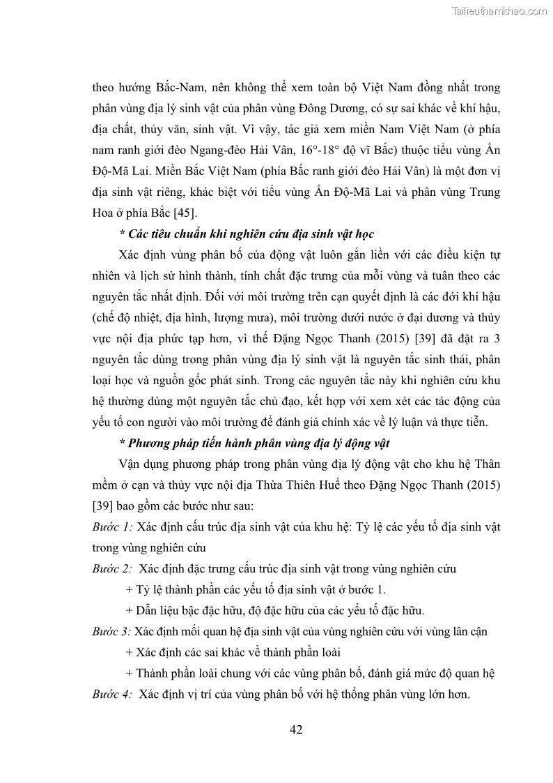 Luận án tiến sĩ sinh học Khu hệ Thân mềm Chân bụng Mollusca: Gastropoda ở nước ngọt và trên cạn Thừa Thiên Huế - 5 Trang 55