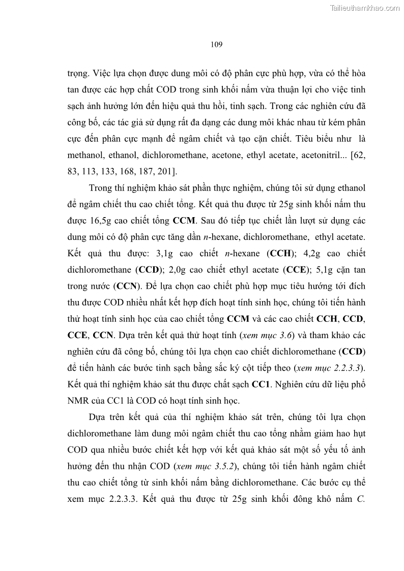 Luận án tiến sĩ sinh học Nghiên cứu đa dạng và sinh tổng hợp Cyclooligomer depsipeptide của nấm ký sinh côn trùng tại Khu Bảo tồn thiên nhiên Copia và Vườn quốc gia Xuân Sơn - 10 Trang 120