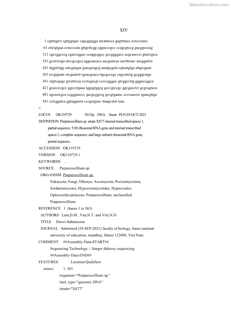 Luận án tiến sĩ sinh học Nghiên cứu đa dạng và sinh tổng hợp Cyclooligomer depsipeptide của nấm ký sinh côn trùng tại Khu Bảo tồn thiên nhiên Copia và Vườn quốc gia Xuân Sơn - 16 Trang 183