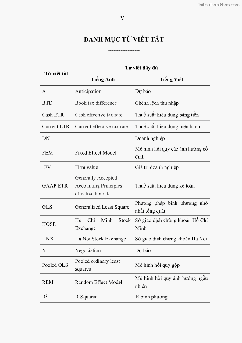 Luận án tiến sĩ tài chính ngân hàng Ảnh hưởng của kế hoạch thuế đến giá trị doanh nghiệp: Trường hợp các doanh nghiệp phi tài chính niêm yết ở Việt Nam - 1 Trang 7