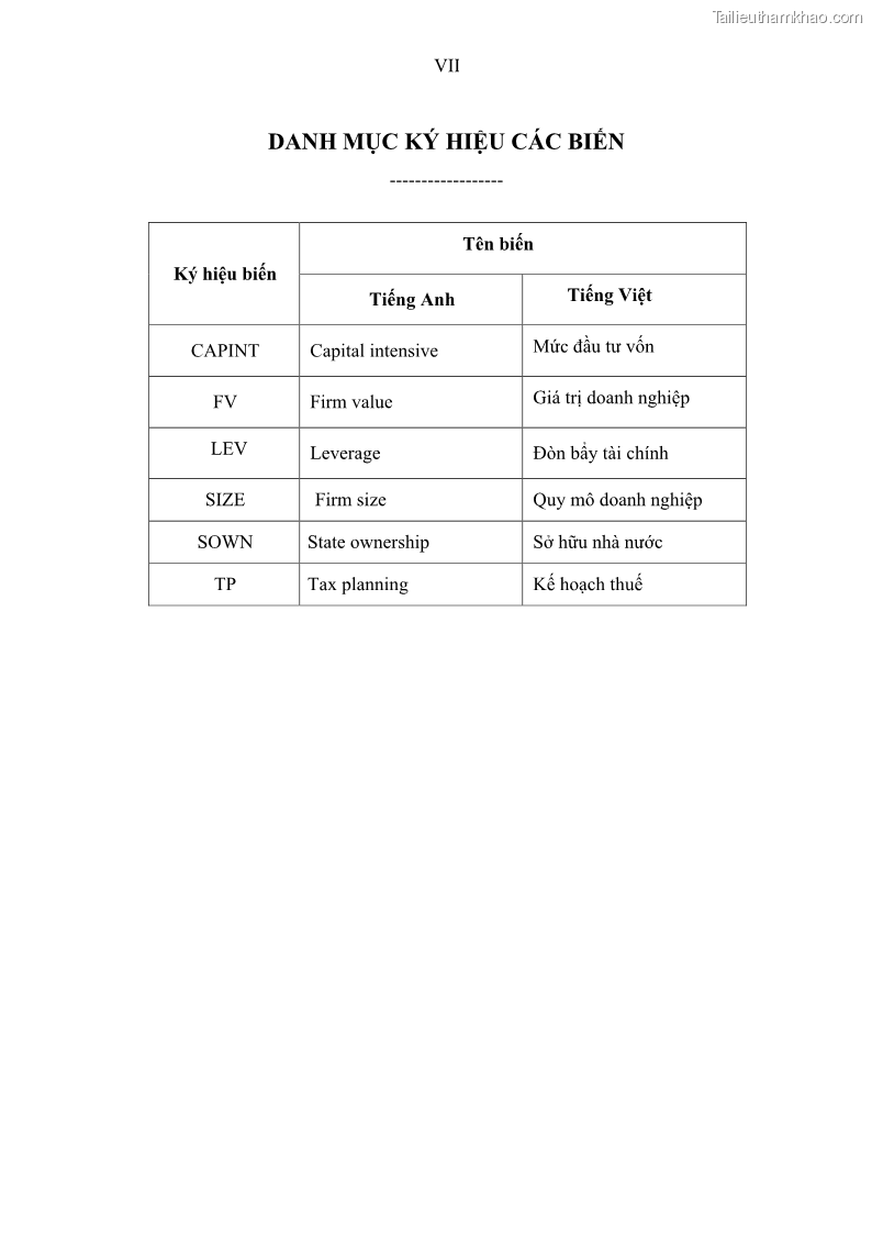 Luận án tiến sĩ tài chính ngân hàng Ảnh hưởng của kế hoạch thuế đến giá trị doanh nghiệp: Trường hợp các doanh nghiệp phi tài chính niêm yết ở Việt Nam - 1 Trang 9