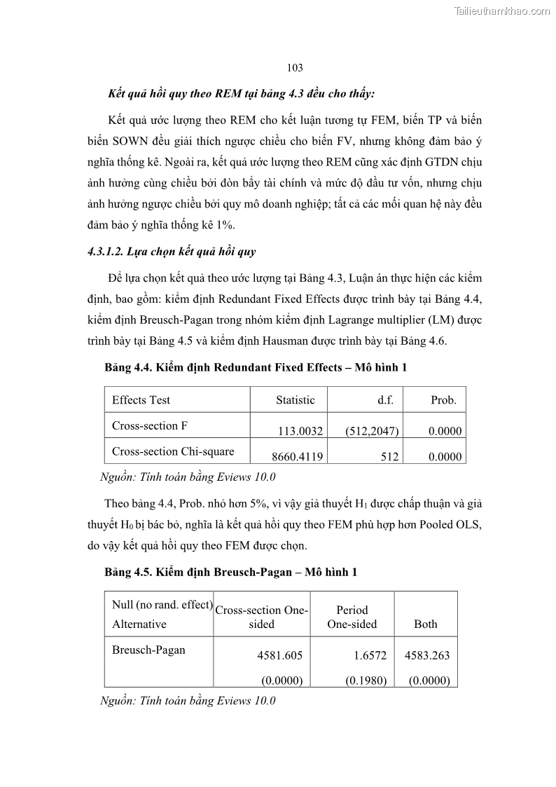 Luận án tiến sĩ tài chính ngân hàng Ảnh hưởng của kế hoạch thuế đến giá trị doanh nghiệp: Trường hợp các doanh nghiệp phi tài chính niêm yết ở Việt Nam - 10 Trang 117