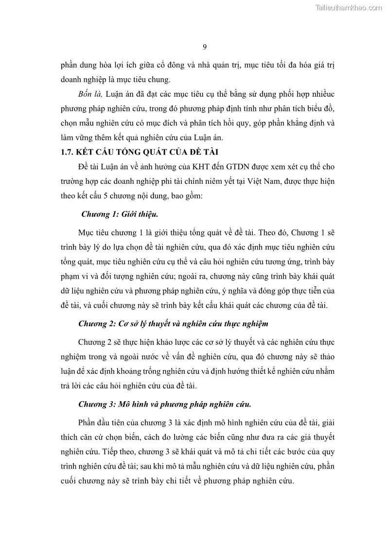 Luận án tiến sĩ tài chính ngân hàng Ảnh hưởng của kế hoạch thuế đến giá trị doanh nghiệp: Trường hợp các doanh nghiệp phi tài chính niêm yết ở Việt Nam - 2 Trang 23