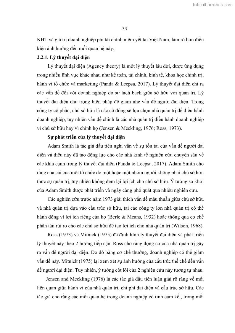 Luận án tiến sĩ tài chính ngân hàng Ảnh hưởng của kế hoạch thuế đến giá trị doanh nghiệp: Trường hợp các doanh nghiệp phi tài chính niêm yết ở Việt Nam - 4 Trang 47