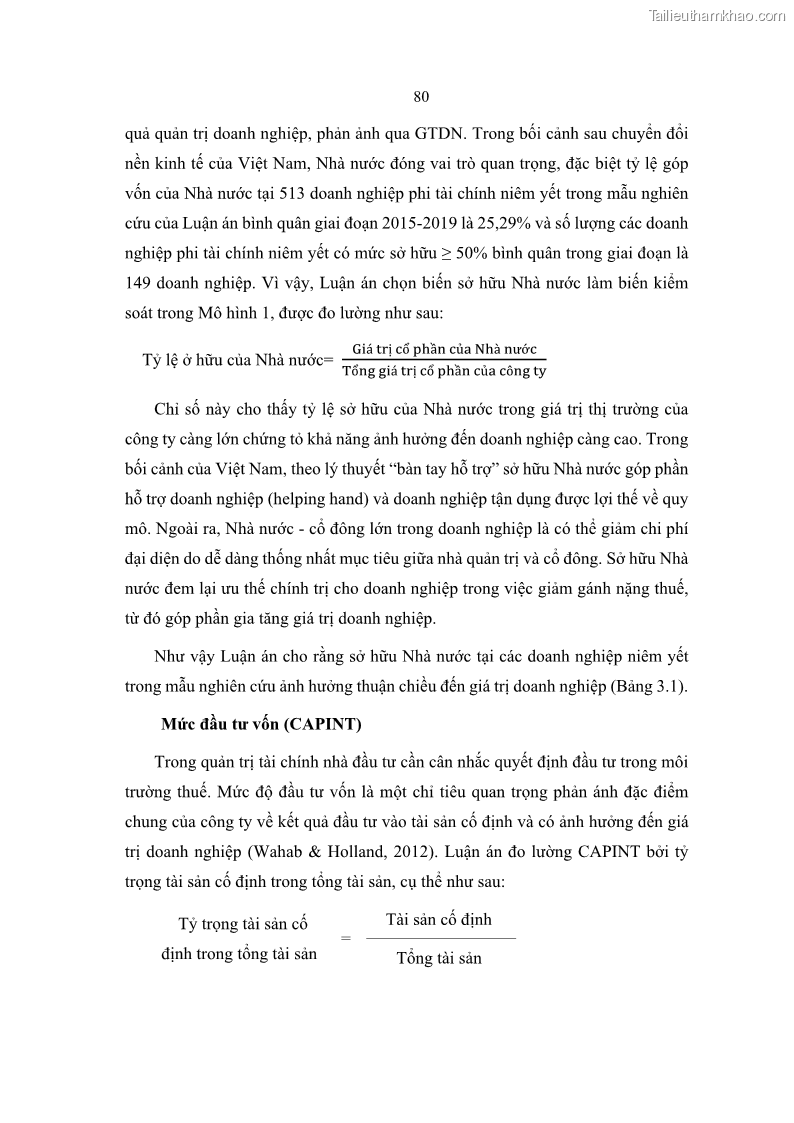 Luận án tiến sĩ tài chính ngân hàng Ảnh hưởng của kế hoạch thuế đến giá trị doanh nghiệp: Trường hợp các doanh nghiệp phi tài chính niêm yết ở Việt Nam - 8 Trang 94
