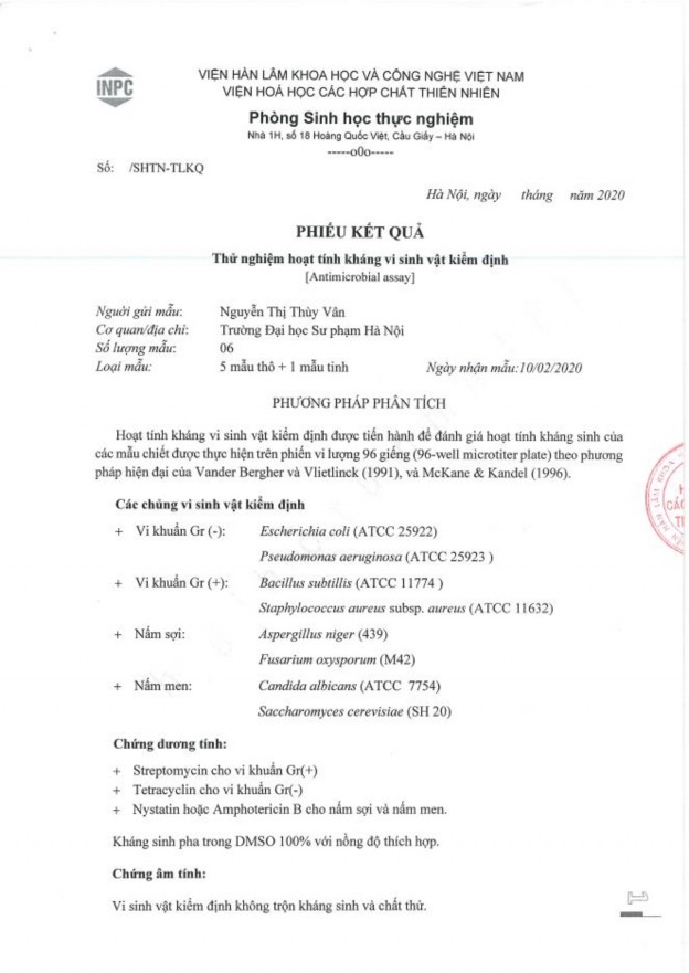 11 Cấu trúc hóa học của chất sạch CC1 1