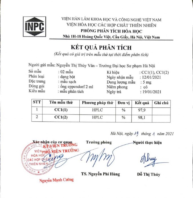 Nghiên cứu đa dạng và sinh tổng hợp Cyclooligomer depsipeptide của nấm ký sinh côn trùng tại Khu Bảo tồn thiên nhiên Copia và Vườn quốc gia Xuân Sơn 28 2