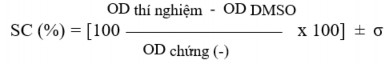 Độ lệch tiêu chuẩn σ tính theo công thức của Ducan như sau Xác định SC 50 1