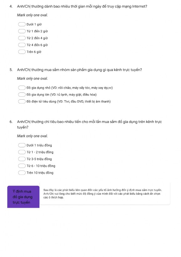 Website trực tuyến trong tương lai gần 76 PHỤ LỤC 2 BẢNG CÂU HỎI KHẢO SÁT 2