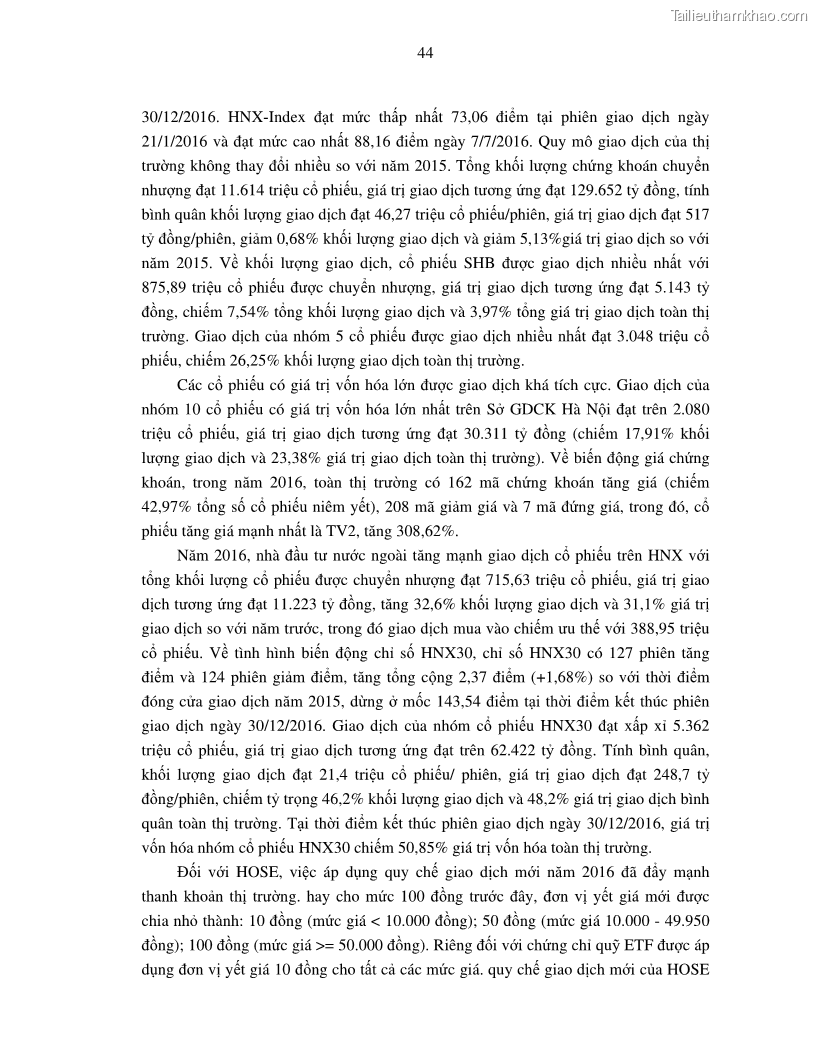 Luận án tiến sĩ tài chính ngân hàng Nghiên cứu mối quan hệ giữa lợi suất cổ phiếu và thanh khoản thị trường - trường hợp các doanh nghiệp niêm yết trên thị trường chứng khoán Việt Nam - 5 Trang 51