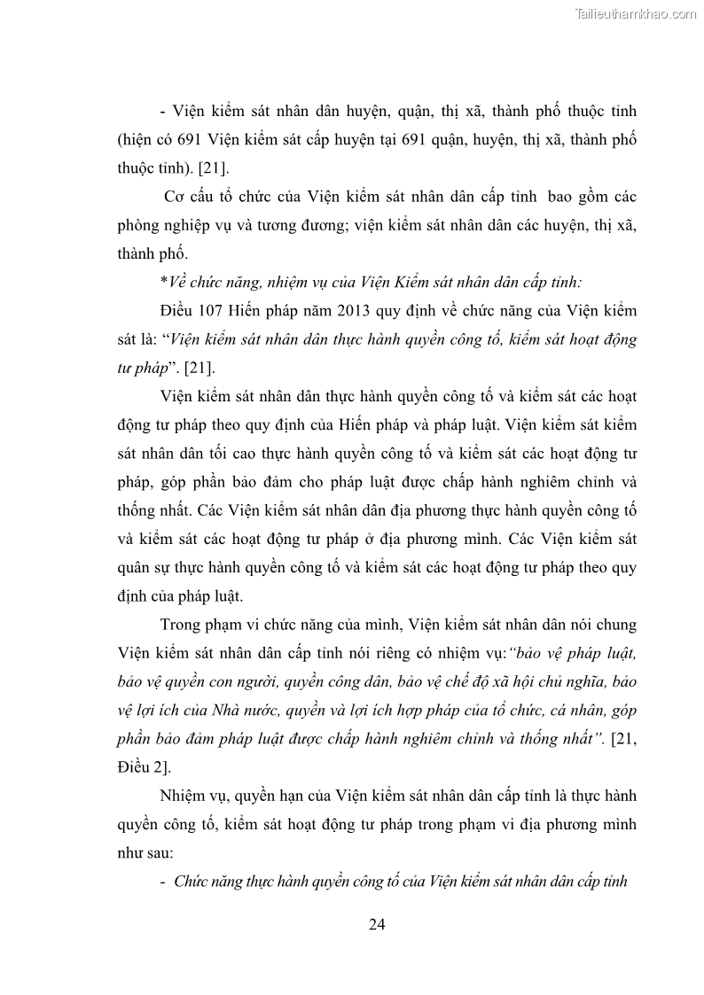Luận văn thạc sĩ Bảo đảm quyền trẻ em trong các vụ án xâm hại tình dục tại Viện kiểm sát nhân dân thành phố Hà Nội - 3 Trang 33