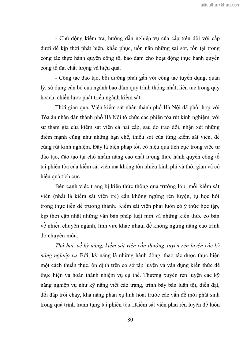 Luận văn thạc sĩ Bảo đảm quyền trẻ em trong các vụ án xâm hại tình dục tại Viện kiểm sát nhân dân thành phố Hà Nội - 8 Trang 89